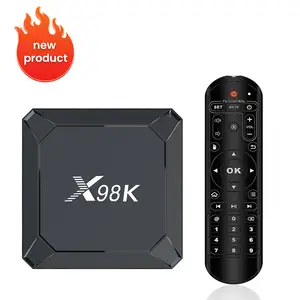 2023 mais novo Smart Rk3528A X98K Set Top Box Tv Android13 Dual Wifi Tvbox Android 4K