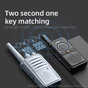 Double PTT Mini Radio analogique bidirectionnelle petit interphone sans fil de poche <span class=keywords><strong>Woky</strong></span> <span class=keywords><strong>Toky</strong></span> talkie-walkie sans licence pour les entreprises d'hôtels - Product Image 6