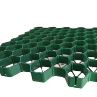 Экологичная модифицированная дренажная решетка из первичного HDPE-пластика для газона, парковок, пожарных проездов и склонов