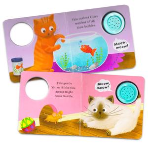 Premiers pas Chatons et chiots bruyants Livres sonores <span class=keywords><strong>Livre</strong></span> sonore à boutons simples - Product Image 2