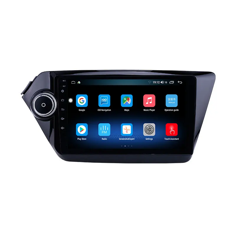 안드로이드 10 터치 스크린 쿼드 코어 자동차 WIFI GPS 라디오 스테레오 비디오 오디오 기아 K2 리오 2011- 2015 자동차 DVD 플레이어
