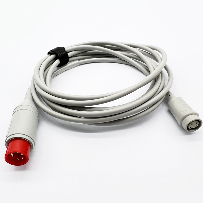 Invasive Blood Pressure IBP Adapter Mindray 6pin to 4pin