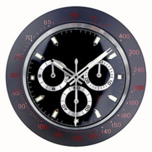 Horloge murale moderne de luxe de grande taille en métal esthétique ronde classique personnalisée de 14 pouces pour le <span class=keywords><strong>salon</strong></span> - Product Image 6