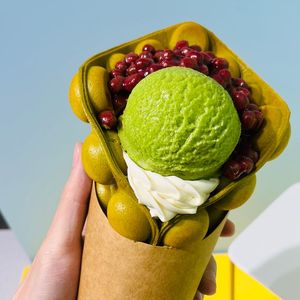 <span class=keywords><strong>Polvo</strong></span> para Waffles de Huevo de Buen Sabor a Precio de Fábrica, Premezcla de <span class=keywords><strong>Polvo</strong></span> para Waffles de Burbujas Masticables, Postre Popular para Máquina de Waffles - Product Image 4