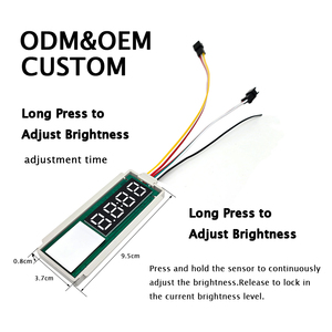 12V LED Bathroom Mirror with Temperature <strong>Display</strong> One-Button Touch Dimmer <strong>Control</strong> Capacitive Sensor Inductive <strong>Switch</strong> - Product Image 3