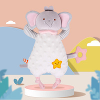 Samtoy nouveau-né dormir apaisant en peluche Animal poupée jouet couverture douce confort dessin animé Lion bébé serviette apaisante pour 1-24 mois