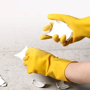 Gants En <span class=keywords><strong>Latex</strong></span> Confortables En Gros pour Le Nettoyage De La Maison Imperméable À Usage Général Guantes De <span class=keywords><strong>Latex</strong></span> - Product Image 5