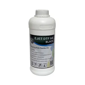 Encres Dtf blanches EJET Cmyk 1000ml par bouteille encres d'impression à jet d'encre directes pour imprimante Xp600,I3200,L1800,R1390 Dtf