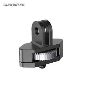 Accesorios Sunnylife, adaptador 1/4, adaptadores de aleación de aluminio ajustables de rotación 360 para cámara Pocket 2/<span class=keywords><strong>Insta360</strong></span> One <span class=keywords><strong>X2</strong></span>/SLR - Product Image 2