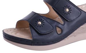 Sandalias de Plataforma de PU para <span class=keywords><strong>Mujer</strong></span>, Moda 2026, Económicas, Elegantes, Verano - Product Image 4