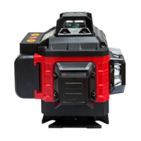 4x360 °   Laser croisé 4D, niveau laser, laser 360° auto-nivelant pour les projets de construction, la rénovation, les carreaux de sol avec étui durable