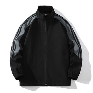 Ensemble de survêtement sport et loisirs pour homme OEM, 2 pièces, fermeture éclair intégrale, col montant, pour la course à pied, le fitness, le sport, survêtement pour homme - Product Image 5