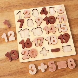 Letras de Madera Naturales Premium 100% para Aprender el Alfabeto, con Soporte, Estilo Moderno, ABC Learning, Rompecabezas Educativo - Product Image 1