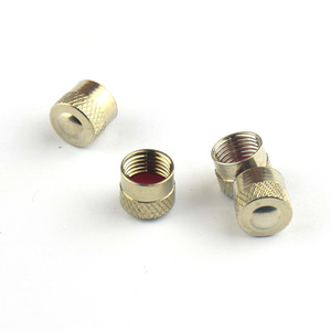 Tapas de válvula de latón para neumáticos de automóvil, válvula sin cámara, material de cobre, estándar americano. - Product Image 2