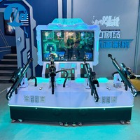 Machine de jeu de tir d'arcade à 2 joueurs 3D à pièces Fabriqué en Chine Langue anglaise Garantie 1 an