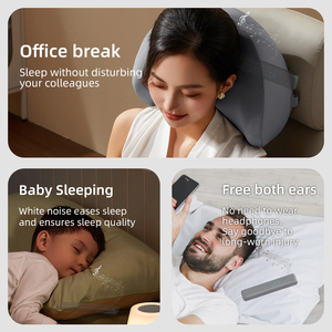 Smart Health Pillow White Noise <b>Speaker</b> with Volume Control Timer Function and Sleep Earphone <b>Bone</b> <b>Conduction</b> Technology - Product Image 6