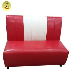 JC-S43 Stan Sofa Kulit Desain Tahan Lama untuk Restoran