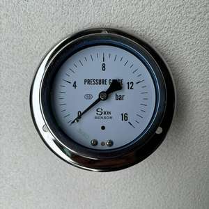 SinoSensor SNK721 SS304金属ニードル圧力メーター60mm/63mm/100mm直径IP67 G1/2垂直G1/4軸圧力トランスミッタ - Product Image 2