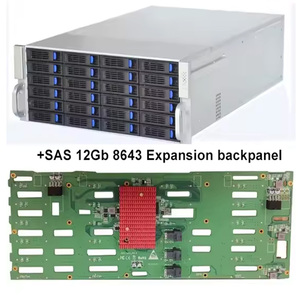 4U Rackmount máy chủ trường hợp với 24 hot-swappable <span class=keywords><strong>SATA</strong></span>/SAS ổ đĩa bay, minisas/<span class=keywords><strong>SATA</strong></span> kết nối 6 Gb/giây 12 Gb/giây - Product Image 6