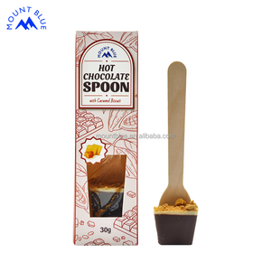 Deliciosa Cuchara de Chocolate Caliente Personalizada con Cobertura de Galleta de Caramelo para una Experiencia de Indulgencia Dulce y Rica - Product Image 3