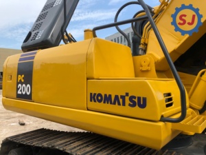 รถขุดไฮดรอลิกแบบตีนตะขาบ Komatsu PC200 มือสอง พร้อมระบบไฮดรอลิกประสิทธิภาพสูง - Product Image 5