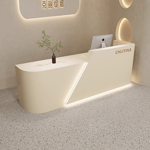 XTQT-050 rezeption scrivania nội thất văn phòng bàn bàn đặt oficina escritorio hiện đại quầy lễ tân quầy lễ tân - Product Image 4