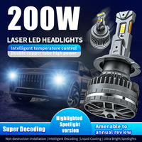 Vente en gros d'ampoules de phares à LED 160W feux de croisement H1 H7 H8 H9 H11 9005 9006 H4 V95 Triple tube de cuivre aluminium IP67 lampe de conduite