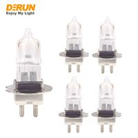 Ampoule halogène super lumineuse 12V 30W 50W 100W pour microscope, lampe à fente en verre avec base PG22 6.35MM, éclairage de microscope
