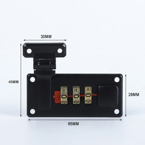 Petit cadenas à code pour bagages, cadenas à combinaison, cadenas à code pour bagages, accessoires pour valises, cadenas à code - Product Image 6