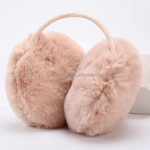 New Women's Soft Plush <b>Ear</b> <b>Muffs</b> Fashion Solid Earflap Outdoor Cold Protection Winter Warm Earmuffs - Product Image 5