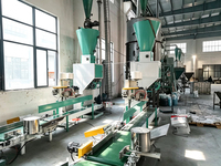 Machine de remplissage semi-automatique pour sacs de 5 à 50 kg, pour haricots, riz, noix, aliments pour animaux, particules plastiques, granulés de maïs, machine d'emballage de 25 kg