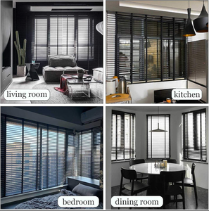 Europe Australie Canada Classique Manuel Motorisé Pvc Faux Bois Bambou Stores Vénitiens Stores Vénitiens en Bois Persianas - Product Image 5