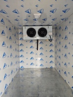 Caminar móvil al aire libre en la habitación del congelador del refrigerador Movilidad flexible Cámara fría con ruedas Compresor Frosen Food