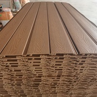 Revêtement extérieur en bois et plastique, revêtement de décoration Composite