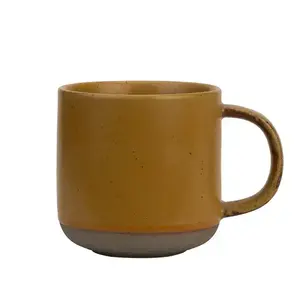 Low MOQ Custom laser carving logo 350ml 12oz pottery mug ceramic tea coffee water cup,Dishwasher and Microwave Safe
