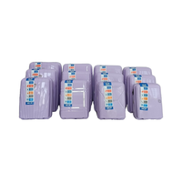 Usine à la mode en gros 12 pièces PP ensemble de bagages SKD 18 "- 29" haute qualité PP Trolley case prix bon marché