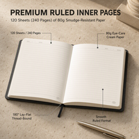 Carnet d'affaires personnalisable en cuir PU, logo personnalisé, journal, agenda, planificateur, fabricant d'impression