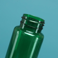 Bouteille en plastique pour animaux de compagnie de qualité alimentaire, forme ronde, pour compléments alimentaires, pilules, comprimés, produits de santé