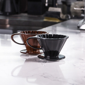 Filtre à café en céramique L-beans, forme de pétale, 1 à 4 tasses, coloré, pour usage domestique - Product Image 2