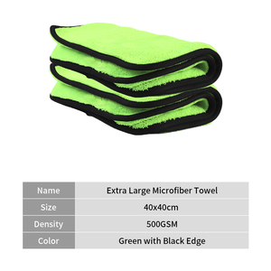 Serviette de séchage en microfibre grande taille pour le lavage des coques de camions, de fourgons et de bateaux - Product Image 2