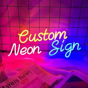 Ambient light neon sign image picture logo marry me neon sign flexible neon sign