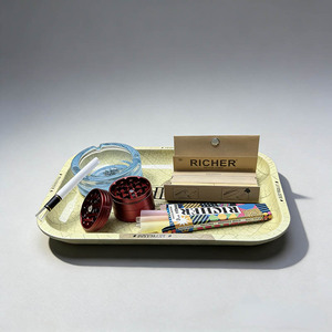 Kit Profesional para Fumar con Logotipo Personalizado, Papel King Size, Grinder de Hierbas, Bandeja Metálica y Conos - Product Image 1