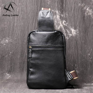Sac bandoulière en cuir de vache véritable Andong pour homme, mode streetwear, décontracté, multifonctionnel, sac de voyage, sac à bandoulière, sac à main - Product Image 3