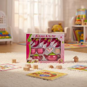 Juego de Té de Juguete Personalizado <span class=keywords><strong>para</strong></span> <span class=keywords><strong>Niñas</strong></span>, Económico y Popular <span class=keywords><strong>para</strong></span> Jugar en la Cocina - Product Image 3