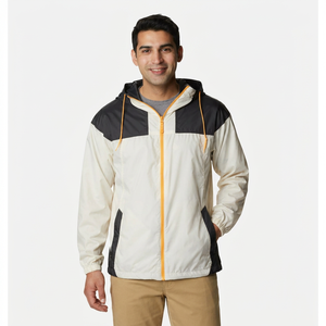 Premium quality Men Windbreaker Jacket light <b>weight</b> cheap rate Outdoor Jackets fully customized anti wrinkle Windbreaker Jacket - Product Image 1