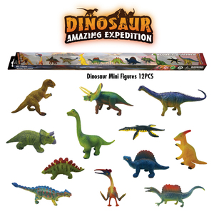 Colección de Juguetes de Animales de Plástico Sólido, No Tóxicos, de PVC, Miniaturas Realistas de Dinosaurios en Venta - Product Image 1