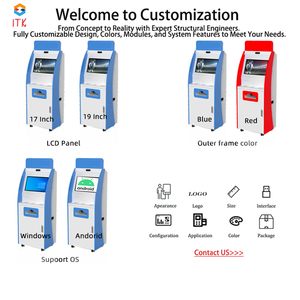 Kiosque <span class=keywords><strong>de</strong></span> paiement <span class=keywords><strong>automatique</strong></span> <span class=keywords><strong>de</strong></span> dépôt en espèces <span class=keywords><strong>de</strong></span> machine d'accepteur d'argent liquide d'écran tactile interactif - Product Image 3