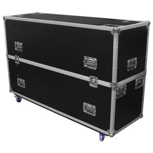 Dual 60-65 "Beschermende <span class=keywords><strong>Tv</strong></span> Flightcase Transport Weg Flightcase Voor <span class=keywords><strong>Tv</strong></span>-Scherm - Product Image 1