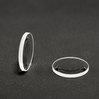Lentille biconvexe personnalisée en verre optique K9/BK7, utilisée comme lentille grossissante de focalisation pour équipement médical.