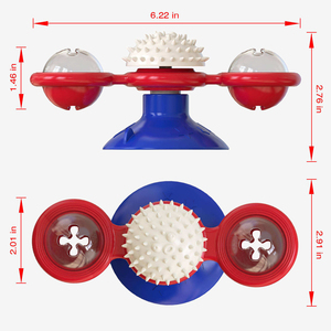 Accesorios multifunción para mascotas, juguete interactivo para gatos, movimiento, limpieza de dientes, hierba gatera, masaje, Rascado, cosquillas, juguetes para gatos - Product Image 5